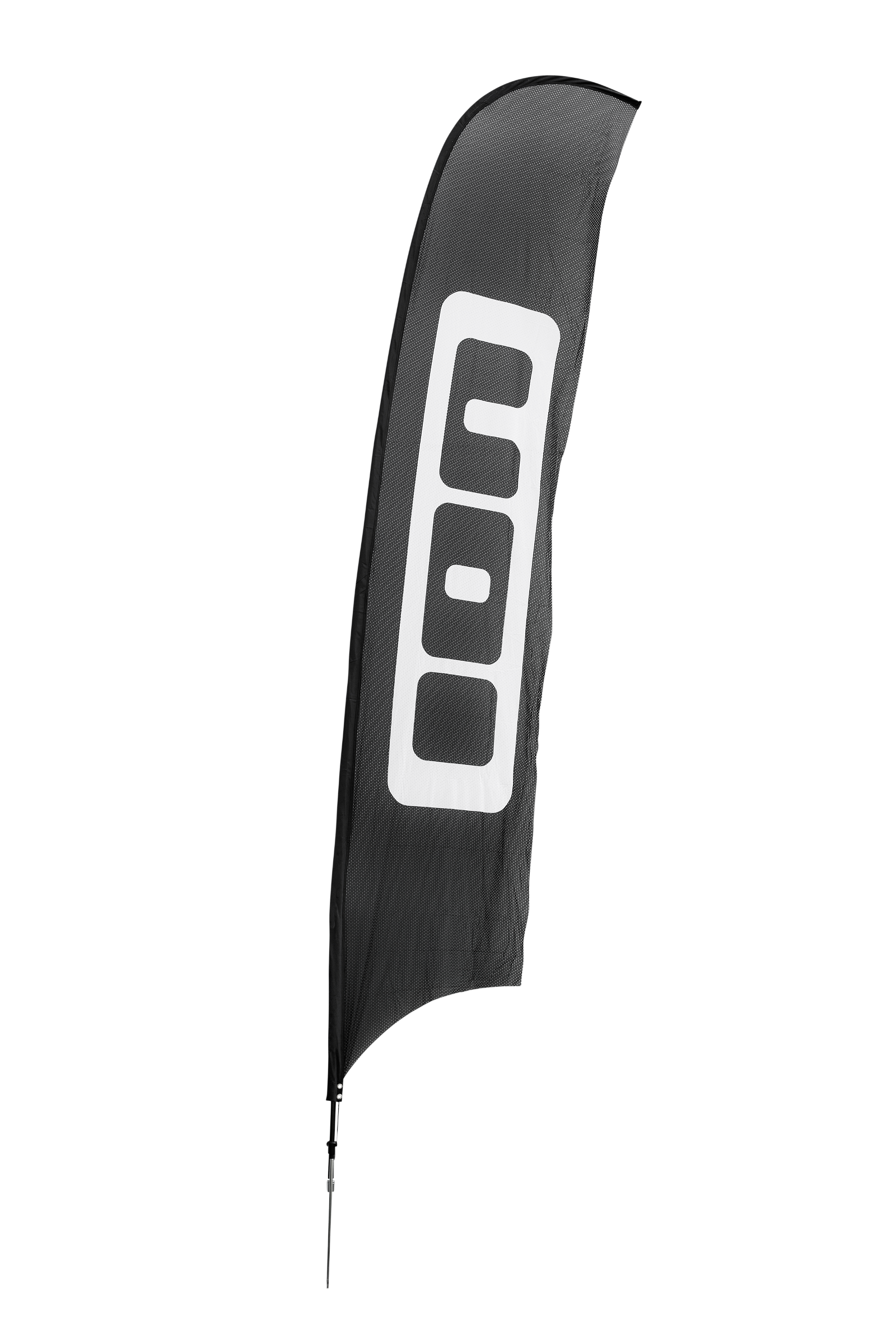 ION Beachflag w/o Pole&Foot 2024-ION Water-421x80-black/white-48800-8531-9008415783717-Surf-store.com