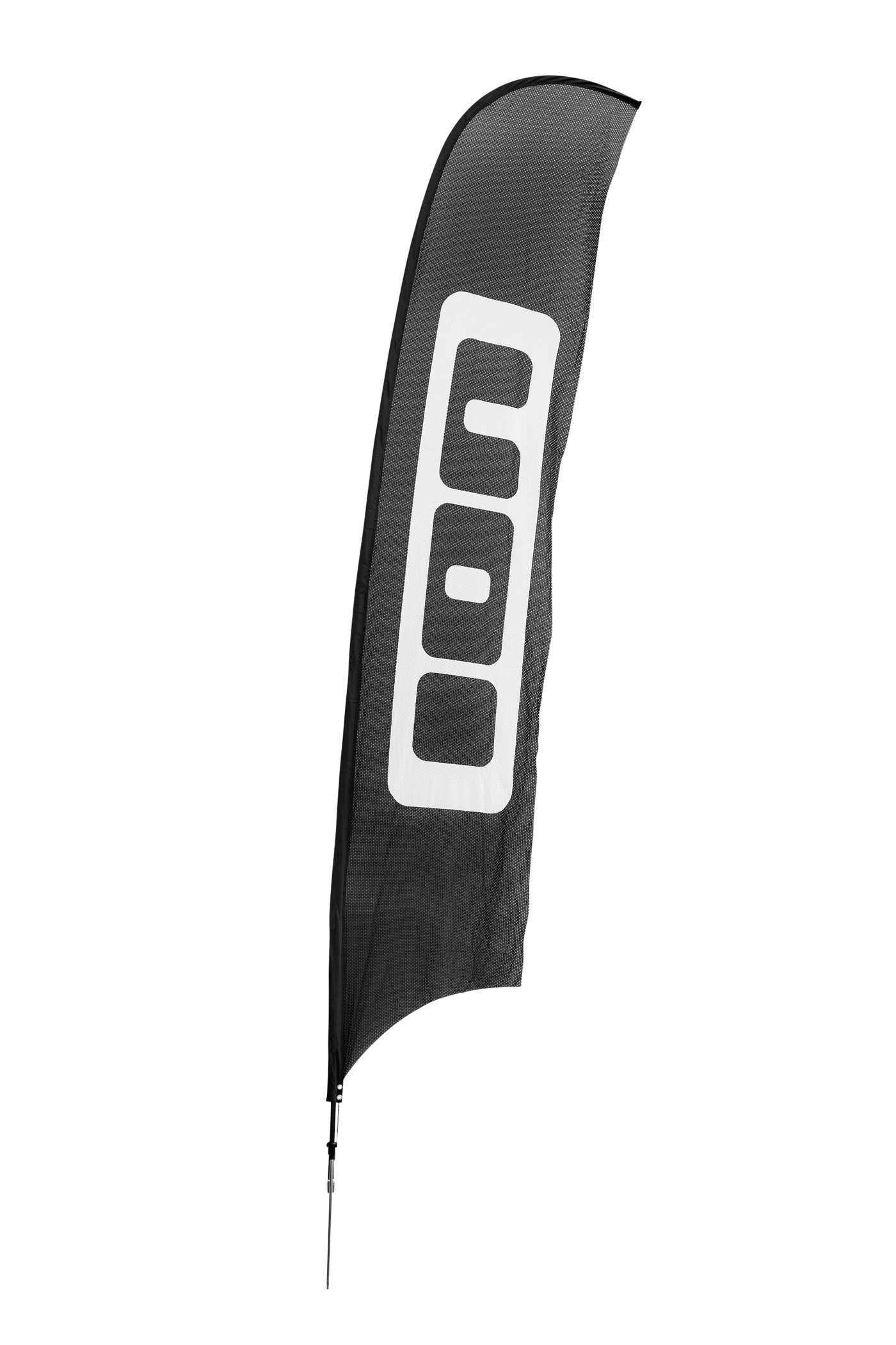 ION Beachflag w/o Pole&Foot 2024-ION Water-421x80-black/white-48800-8531-9008415783717-Surf-store.com