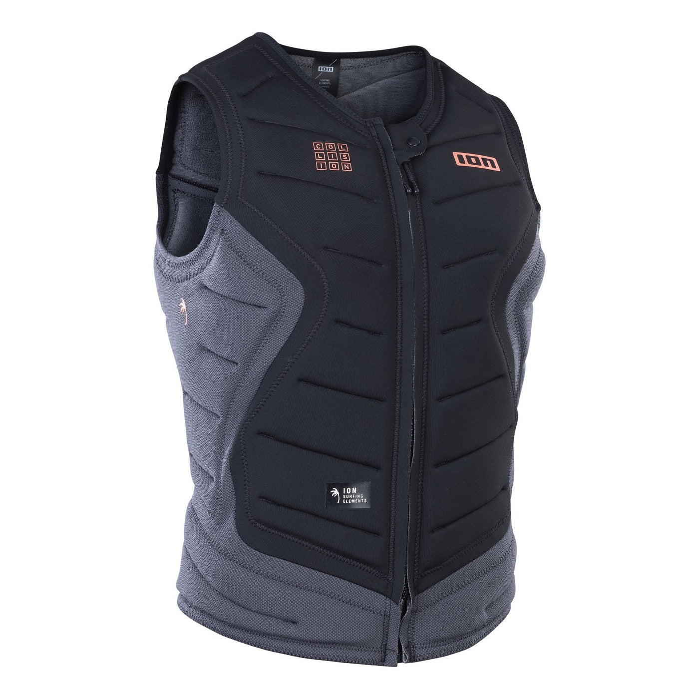 ION Collision Vest Select Front Zip 2024-ION Water-L-Black-48222-4160-9010583176703-Surf-store.com