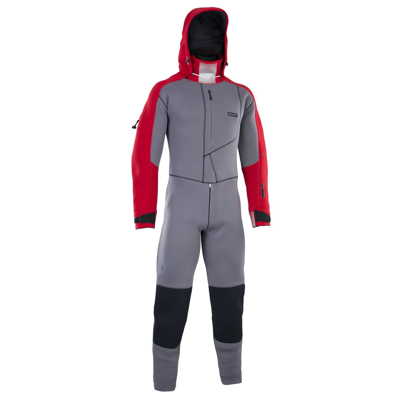 ION Fuse Drysuit 4/3 Back Zip 2024-ION Water-L-Grey-48232-4400-9010583083674-Surf-store.com