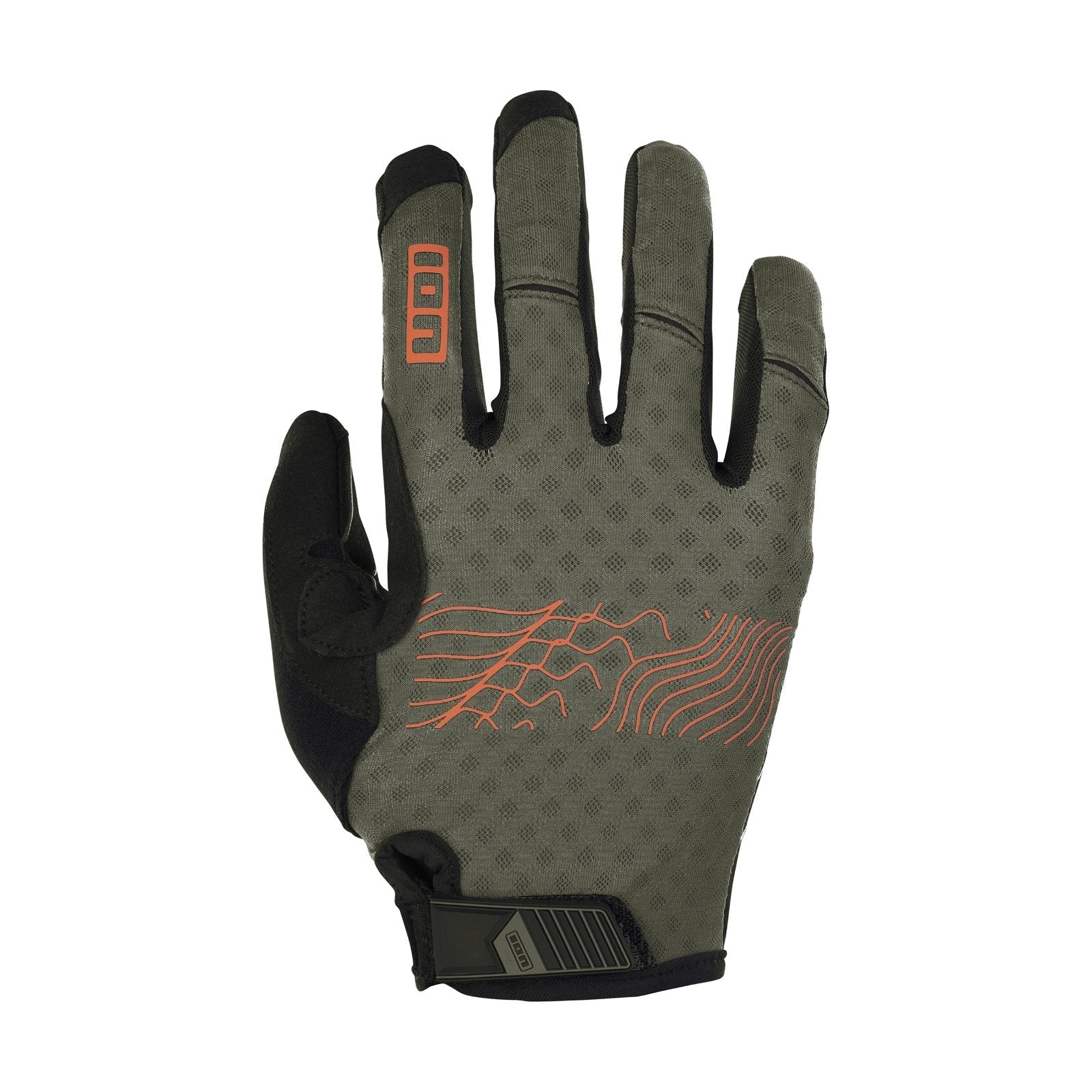 ION Gloves Traze long unisex 2024-ION Bike-L-Olive-47240-5925-9010583160689-Surf-store.com