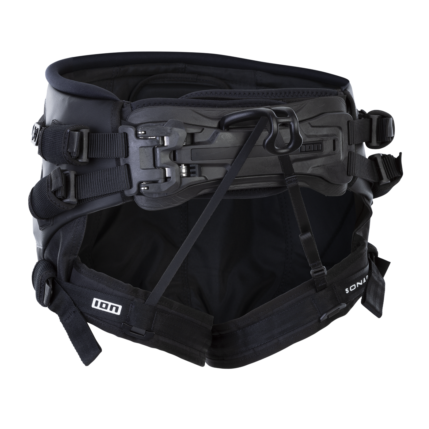 ION Harness Seat Kite Sonar 2024-ION Water-L-Black-48242-4723-9010583176819-Surf-store.com