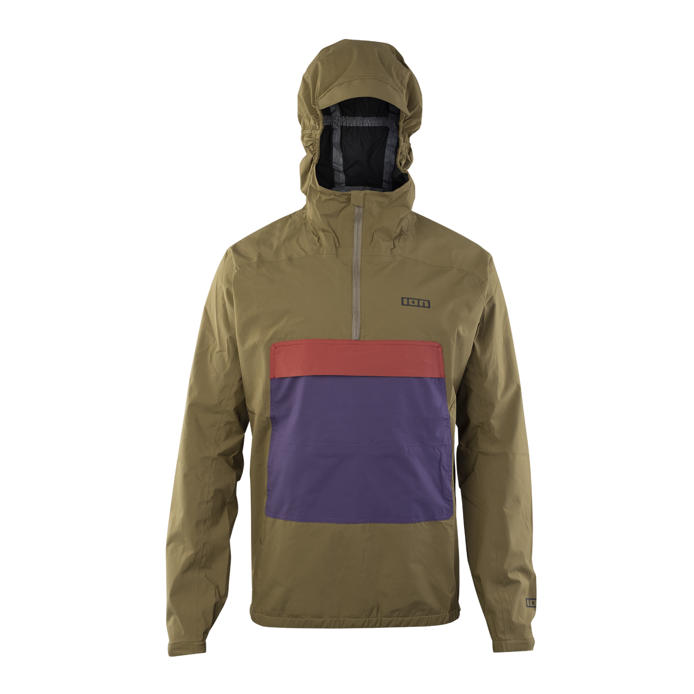 ION Jacket Shelter Anorak 2.5L unisex 2024-ION Bike-L-Olive-47230-5452-9010583151830-Surf-store.com