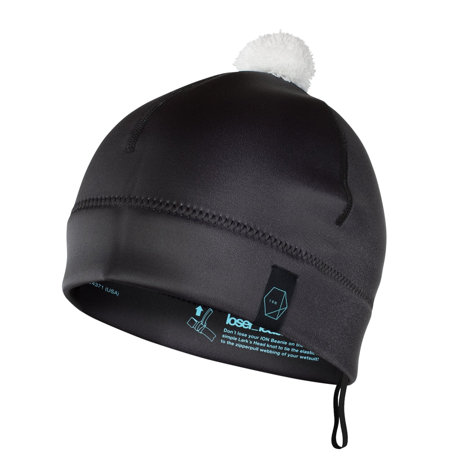 ION Neo Bommel Beanie 2024-ION Water-L-Black-48900-4185-9008415831869-Surf-store.com