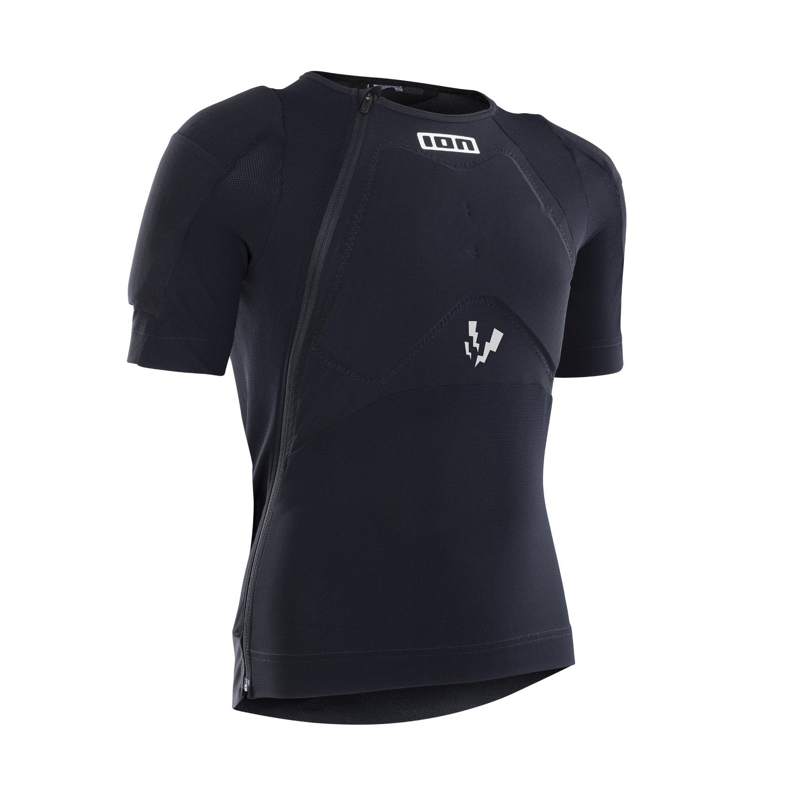 ION Protection Wear Shirt SS Amp youth unisex 2024-ION Bike-YL-Black-47240-5915-9010583174907-Surf-store.com