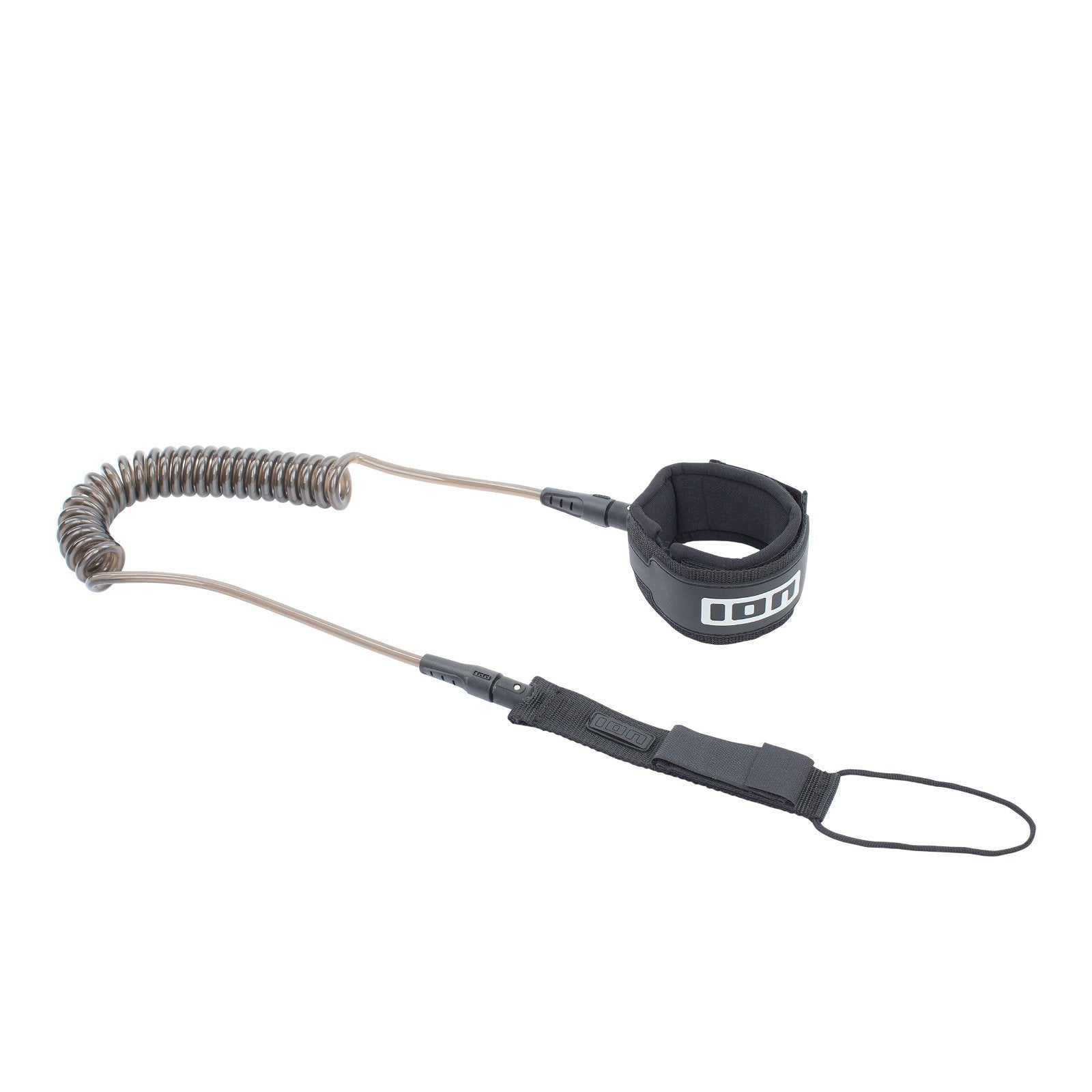 ION SUP Leash Core Coiled Ankle 2024-ION Water-8'-Black-48210-7053-9008415964888-Surf-store.com