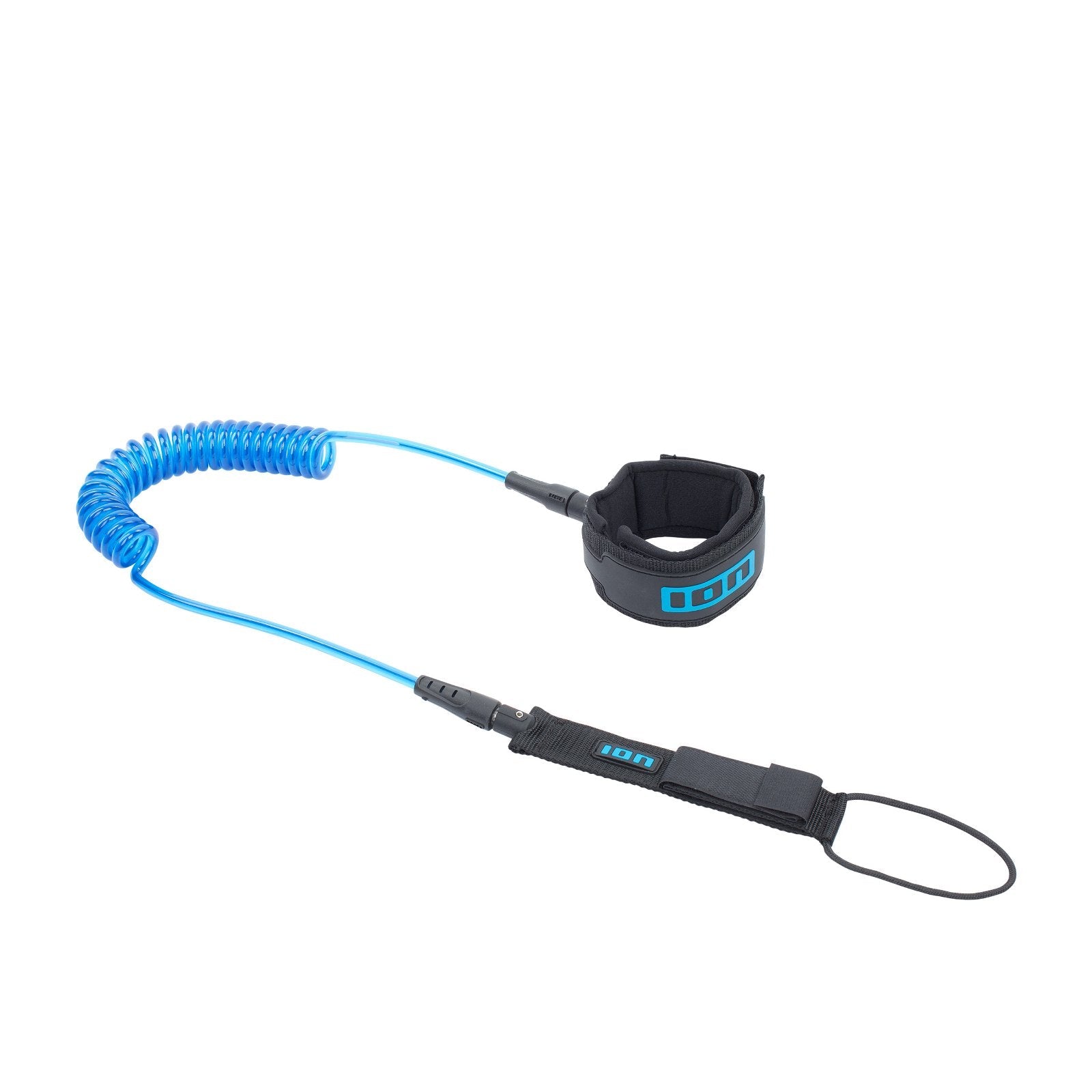 ION SUP Leash Core Coiled Ankle 2024-ION Water-8'-Blue-48210-7053-9008415964895-Surf-store.com