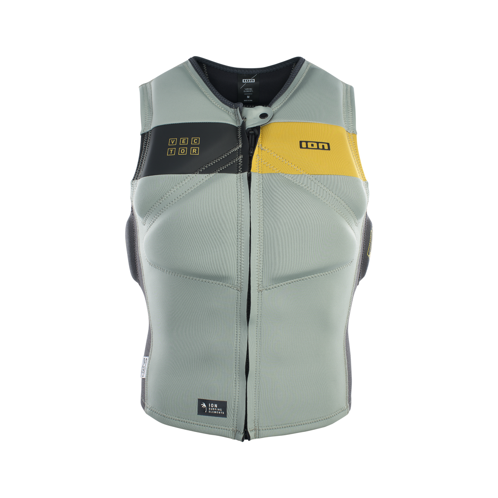 ION Vector Vest Amp Front Zip 2024-ION Water-L-Yellow-48222-4164-9010583174198-Surf-store.com