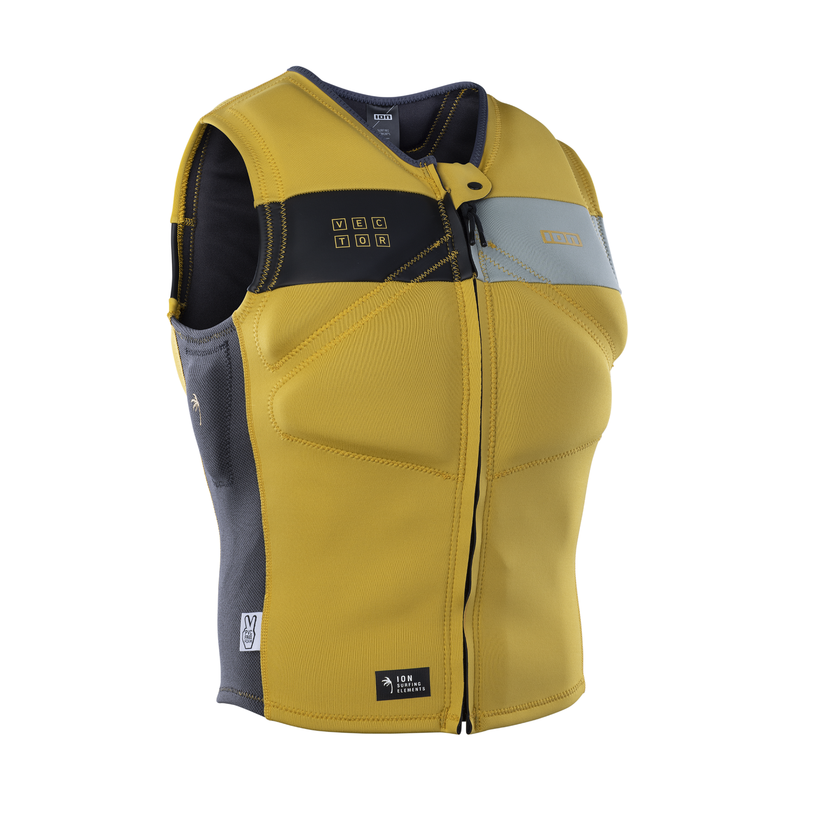 ION Vector Vest Amp Front Zip 2024-ION Water-L-Yellow-48222-4164-9010583174198-Surf-store.com