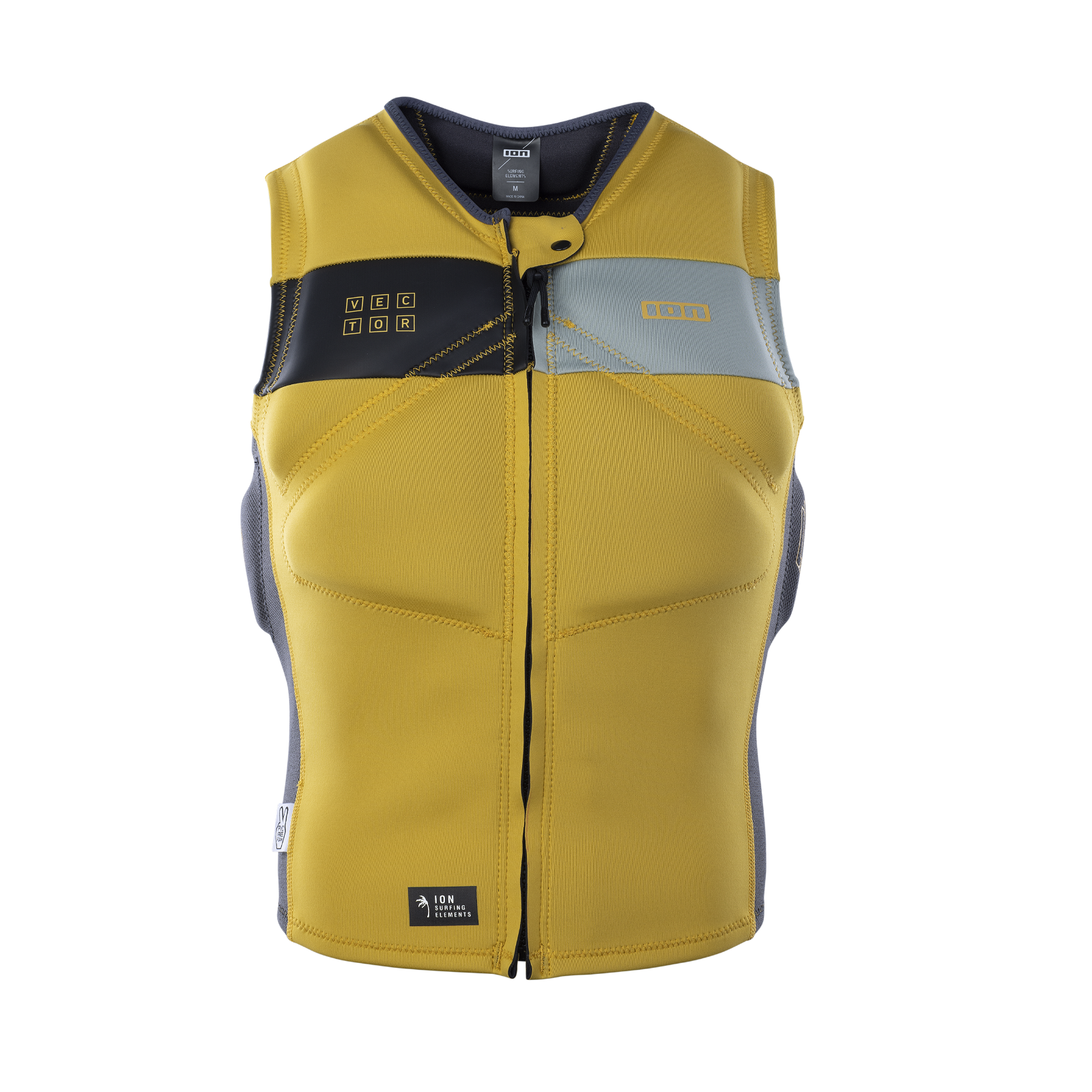 ION Vector Vest Amp Front Zip 2024-ION Water-L-Yellow-48222-4164-9010583174198-Surf-store.com