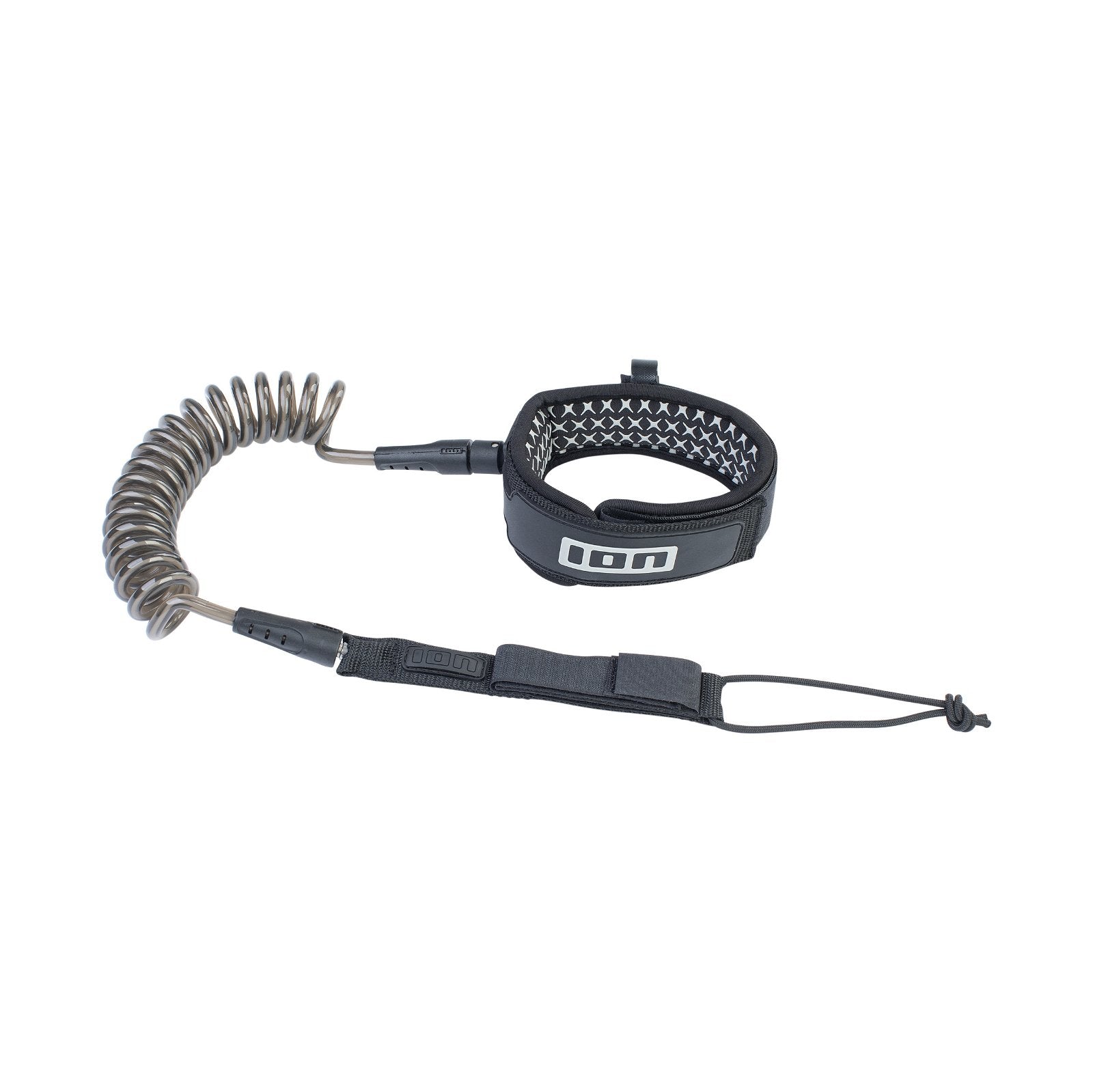 ION Wing Leash Core Coiled Knee 2024-ION Water-5'5-Black-48220-7062-9010583059938-Surf-store.com